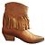 Stivaletti H by Hudson con frange e borchie 37 Cammello Cognac