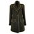Chanel abrigo de chaqueta de pista de Salzburgo único Verde oliva Tweed  ref.198693
