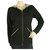 Burberry London Black Hooded Check Trim Zipper Closure Lightweight Jacket sz L Cotton  ref.198727