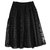 Simone Rocha Black Flocked Super Full Skirt Synthetic  ref.198758