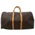 Louis Vuitton Keepall 60 Brown Cloth  ref.198775