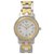 Hermès Relógio Hermes Clipper em Prata com Dois Tons Dourado Aço Metal  ref.198946