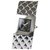 Chanel Silber gesteppte Mademoiselle Uhr Schwarz Stahl Metall  ref.198963