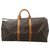 Louis Vuitton Keepall 60 Brown Cloth  ref.199071