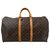 Louis Vuitton Keepall 55 Brown Cloth  ref.199073