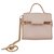 Delvaux nano handbag in baby pink leather.  ref.199211