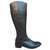 braided boots Max Mara p 36 Black Leather  ref.199222