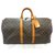 Louis Vuitton keepall 55 Monogram Brown Leather  ref.199241