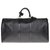 Bolsa de viaje Louis Vuitton Keepall 50 en cuero negro epi en muy buen estado  ref.199442