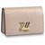 Louis Vuitton Twist multicartes new Beige Leather  ref.199444