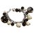 Chanel Bracelets Black Silvery White Pearl  ref.199559