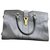 Yves Saint Laurent Chyc tote Grey Leather  ref.199787