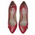 Chloé Heels Red Patent leather  ref.199933