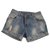Autre Marque Amisu cut-off denim shorts. size 26. Blue Cotton  ref.199936