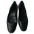 Hermès HERMES Ballerinas black leather T38 Wedges  ref.199939