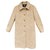 Burberry t heathered wool coat 38 Pink White Beige  ref.199980