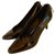 Décolleté Ralph Lauren in vernice nera con tacco 7cm