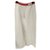 Chanel calça, leggings Branco Vermelho Algodão Poliéster Viscose  ref.200206