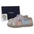 CHANEL Sneakers allacciate in tweed con logo CC Sz.38 Multicolore  ref.200223