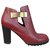Autre Marque See By Chloé p boots 369,5 Red Leather  ref.200761