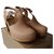 Swedish Hasbeens Clogs Beige Leather  ref.201124
