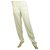 Autre Marque Maria Calderara Off White Elastic Waist Pockets Pantalons Pantalons - taille IT 2 Polyester Blanc  ref.201284