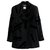 Chanel Vintage AW98 Veste à bordure en velours Laine Noir  ref.201389