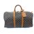 Louis Vuitton keepall 50 Monogram Brown Leather  ref.201452