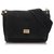 Chanel Black Wild Stitch Suede Shoulder Bag Leather  ref.201488