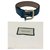 Gucci Monogram classic belt Blu chiaro Pelle  ref.201548