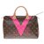 Splendida borsa da collezione Louis Vuitton Speedy 30 Granata a V in tela monogram, in ottime condizioni! Marrone Rosa Pelle  ref.201557