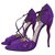 Christian Louboutin Enchantee Purple Suede Wiggly Heels 120 sz.40 Multiple colors  ref.201805