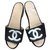 Chanel shoe Hazelnut Cloth  ref.201841