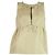 Red Valentino Valentino Camicetta senza maniche floreale jacquard rosso fiocchi beige davanti frontale tg 40 - vista 6