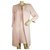 Autre Marque LALTRAMODA Set completo abito giacca giacca in cotone color argento rosa sottili tono sz 44 Viscosa  ref.202342