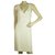 Red Valentino Valentino Red Off White Sleeveless Woolen Pencil Sheath Dress with Bow Size 42 Cream Viscose  ref.202376
