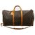Louis Vuitton Keepall 60 Marrom Lona  ref.201248