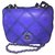 Chanel Handbags Blue Leatherette  ref.202113