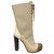 Fendi an / w collection boots 2011 new condition p 37 Beige Plastic  ref.202173
