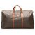 Céline Celine Brown Macadam Travel Bag Dark brown Leather Plastic Pony-style calfskin  ref.202230