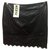Alice by Temperley Nueva falda de cuero con corte láser. Negro Piel de cordero  ref.202357
