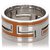 Hermès Hermes Silver Move H Ring Silvery Orange Metal  ref.202475