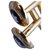 Elegant Montblanc cufflinks NEW condition Golden Metal  ref.202560