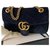 Ophidia Gucci MARMONT VELVET CROSSBODY BAG Black  ref.202564