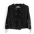 Vintage Chanel Resort 07 Eyelet & Rope Black Cotton Tweed Jacket  ref.202568