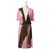 Diane Von Furstenberg DvF Pelego vintage wrap dress Rosa Multicor Caqui Viscose  ref.202869