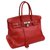 Bolso Hermès Birkin Rouge 35cm Roja Cuero  ref.202941