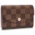 Louis Vuitton Rosalie LV wallet new Brown Leather  ref.202945