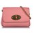 Mulberry Pink Mini Lily Leather Crossbody Bag Metal Pony-style calfskin  ref.203023