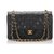 Chanel Black Classic Medium Flap Bag mit Lammlederfutter Schwarz  ref.203025